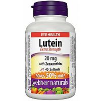 Webber Naturals Luteín a Zeaxantín 20 mg 45 kapsúl