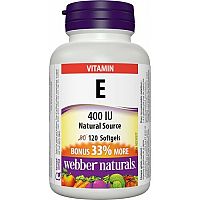 Webber Naturals Vitamín E 400 IU 120 tabliet