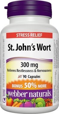 Webber Naturals WN St.John´s Wort Ľubovník bodkovaný extrakt 300 mg/90 kapsúl