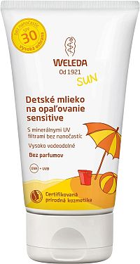 Weleda Sensitive detské mlieko na opaľovanie SPF30 150 ml