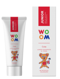 Woom Detská zubná pasta Junior Cola Junior Toothpaste 6+ Years 50 ml