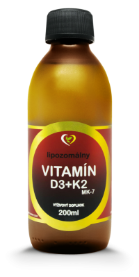 Zdravý svet Lipozomálny vitamín D3 + K2 200 ml