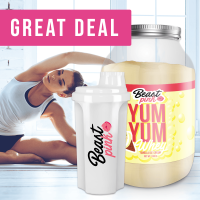 BeastPink Yum Yum Whey 1000 g chocolate hazelnut