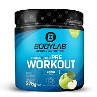 Bodylab24 Concentrated Pre Workout 375 g zelené jablko
