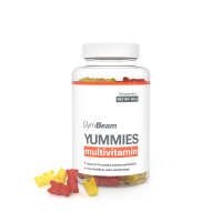 GymBeam Yummies Multivitamin 60 kaps. orange lemon cherry