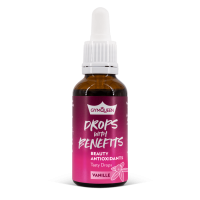 GYMQUEEN Drops with Benefits Beauty Antioxidants 30 ml cookie cesto