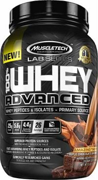 Muscletech 100% Whey Advanced 2270 g triple chocolate brownie