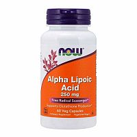 NOW Foods Kyselina alfa-lipoová 250 mg 120 kaps.