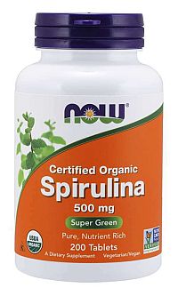 NOW Foods Spirulina 500 mg 100 tab.