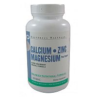 Universal Calcium Zinc Magnesium 100 tbl unflavored