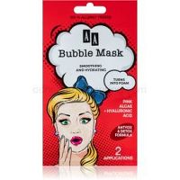 AA Cosmetics AA Bubble Mask hydratačná vyhladzujúca maska 2 x 4 ml