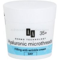 AA Cosmetics Dermo Technology Hyaluronic Microthreads  vyplňujúci denný krém proti vráskam 35+ 50 ml