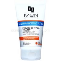 AA Cosmetics Men Advanced Care čistiaci peelingový gél na tvár 150 ml