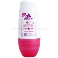 Adidas 6 in 1  Cool & Care dezodorant roll-on pre ženy 50 ml  