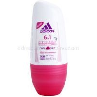 Adidas 6 in 1  Cool & Care dezodorant roll-on pre ženy 50 ml