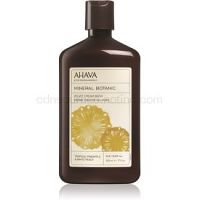Ahava Mineral Botanic Tropical Pineapple & White Peach zamatový sprchový krém tropický ananás a biela broskyňa 500 ml