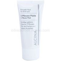 Alcina For All Skin Types 5minútová maska pre svieži vzhľad pleti 50 ml