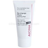 Alcina For Sensitive Skin upokojujúca maska s okamžitým účinkom 50 ml