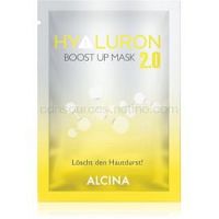 Alcina Hyaluron 2.0 textilná maska pre okamžité spevnenie a vyhladenie pleti