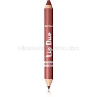 Alcina Lip Duo obojstranná ceruzka na pery odtieň Cinnamon Brown