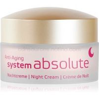 ANNEMARIE BÖRLIND System Absolute - System Anti - Aging regeneračný nočný krém proti príznakom starnutia  50 ml
