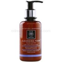 Apivita Cleansing Olive & Lavender čistiaca pena  na tvár a oči 200 ml