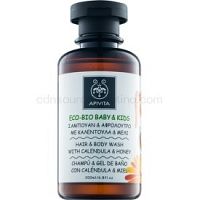 Apivita Eco-Bio Baby & Kids detský umývací gél a šampón na každodenné použitie 200 ml