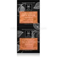 Apivita Express Beauty Apricot jemný pleťový peeling 2x8 ml