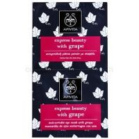 Apivita Express Beauty Grape očná protivrásková maska 2 x 2 ml
