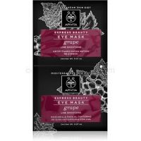 Apivita Express Beauty Grape vyhladzujúca očná maska  2x2 ml