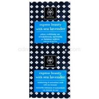 Apivita Express Beauty Sea Lavender hydratačná a antioxidačná pleťová maska 2 x 8 ml