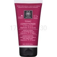 Apivita Holistic Hair Care Hippophae TC & Laurel tonizujúci kondicionér pre rednúce vlasy bez silikónov 150 ml