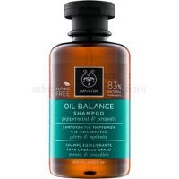 Apivita Holistic Hair Care Pepermint & Propolis šampón pre mastné vlasy 250 ml