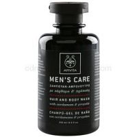 Apivita Men's Care Cardamom & Propolis šampón a sprchový gél 2 v 1 250 ml