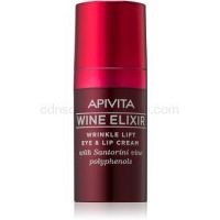 Apivita Wine Elixir Santorini Vine protivráskový krém na očné okolie a pery 15 ml