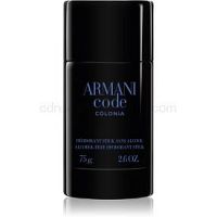 Armani Code Colonia deostick pre mužov 75 g  