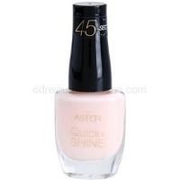 Astor Quick & Shine rýchloschnúci lak na nechty odtieň 101 Delicate Morning 8 ml