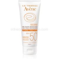 Avène Sun Minéral ochranné mlieko bez chemických filtrov a parfumácie SPF 50+ 100 ml