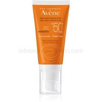 Avène Sun Sensitive tonujúci ochranný krém pre suchú a citlivú pleť SPF 50+  50 ml