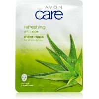 Avon Care plátenná maska pre všetky typy pleti Aloe 1 ml