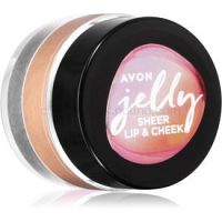 Avon Jelly multifunkčné líčidlo na pery a tvár odtieň Plump Peach 5 ml