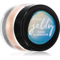 Avon Jelly rozjasňovač na tvár a telo odtieň Opal Glow 10 g