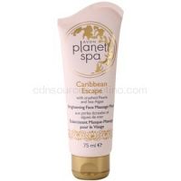 Avon Planet Spa Caribbean Escape rozjasňujúca pleťová masážna maska s výťažkami z perál a morských rias 75 ml
