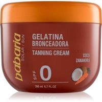 Babaria Sun Bronceadora gél pre podporu opálenia s kokosom a karotkou 200 ml
