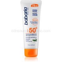 Babaria Sun Face opaľovací krém na tvár SPF 50+  75 ml