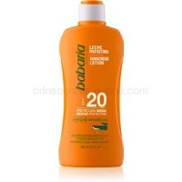 Babaria Sun Protective vodeodolné mlieko na opaľovanie SPF 20 200 ml