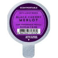 Bath & Body Works Black Cherry Merlot vôňa do auta 6 ml náhradná náplň 