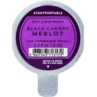 Bath & Body Works Black Cherry Merlot vôňa do auta 6 ml náhradná náplň