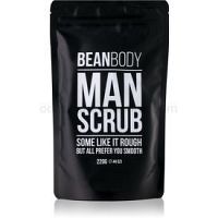 Bean Body Man vyhladzujúci telový peeling pre mužov 220 g