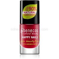 Benecos Happy Nails ošetrujúci lak na nechty odtieň Vintage Red 5 ml